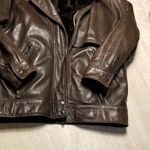 Leather jacket